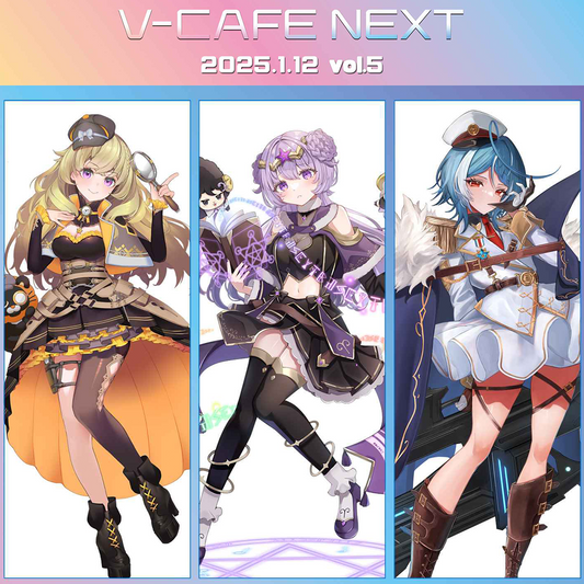 ぶいかふぇ♪NEXT vol.5に出演いたしました(霊守もく・謎時よみ・駆空なぎ)